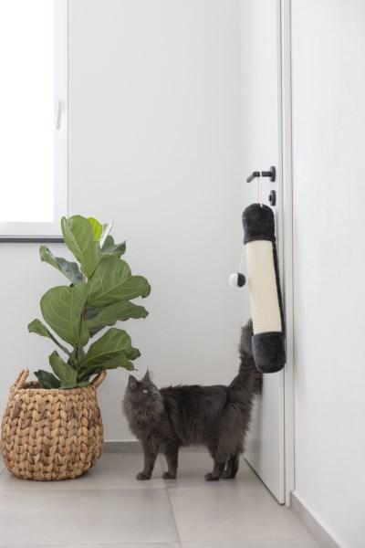 Sisalsäule Soft zum Aufhängen - Kratzsäule für Katzen zum Spielen, Jagen und Krallenwetzen